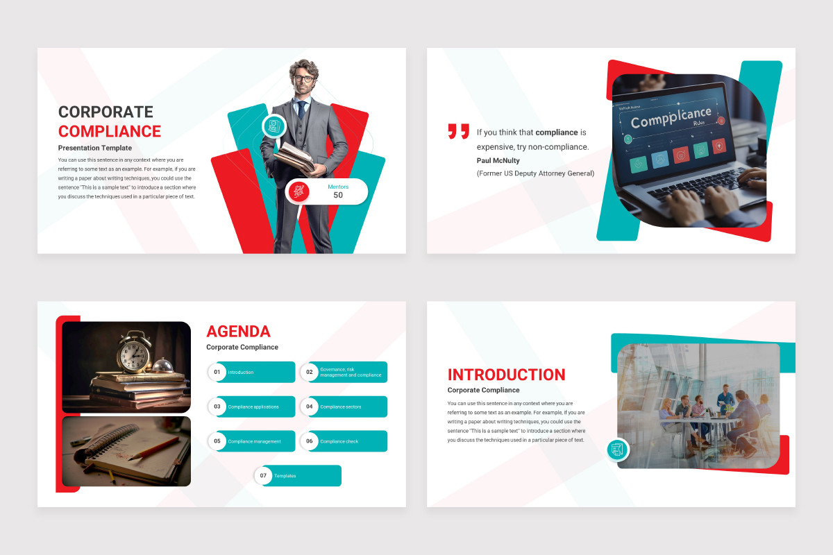 Corporate Compliance Google Slides Presentation Template