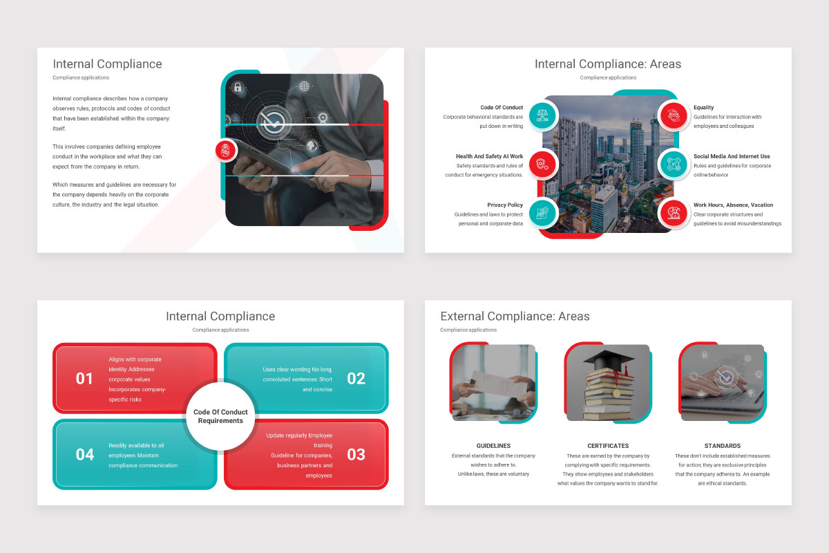 Corporate Compliance Keynote Presentation Template
