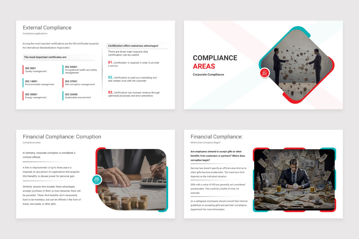 Corporate Compliance Keynote Presentation Template