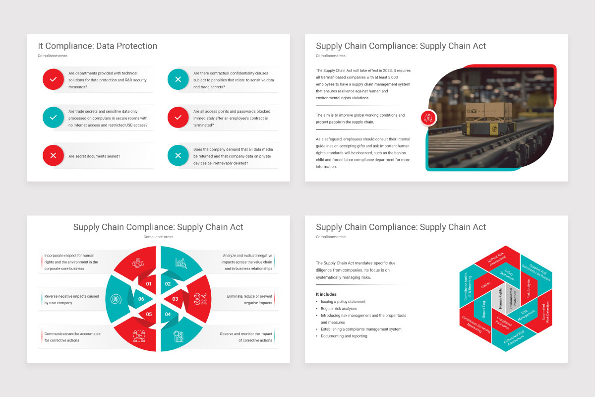 Corporate Compliance Keynote Presentation Template