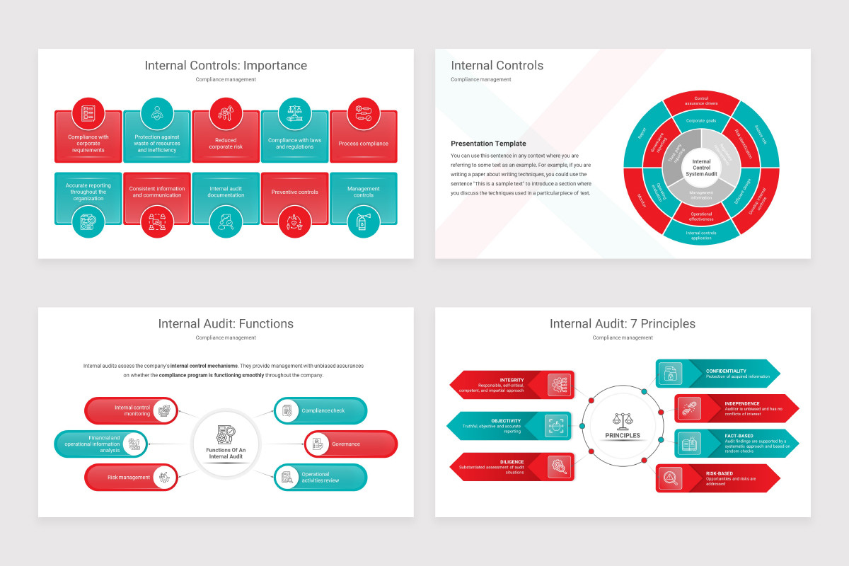 Corporate Compliance Keynote Presentation Template