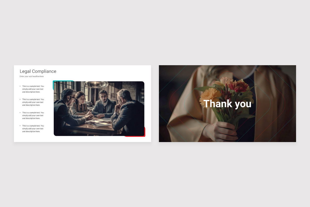 Corporate Compliance Keynote Presentation Template