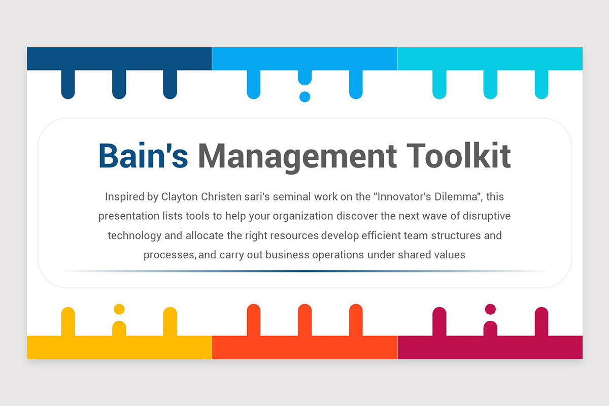 Bain Powerpoint Template Bain's Management Toolkit PowerPoint Template | Nulivo Market
