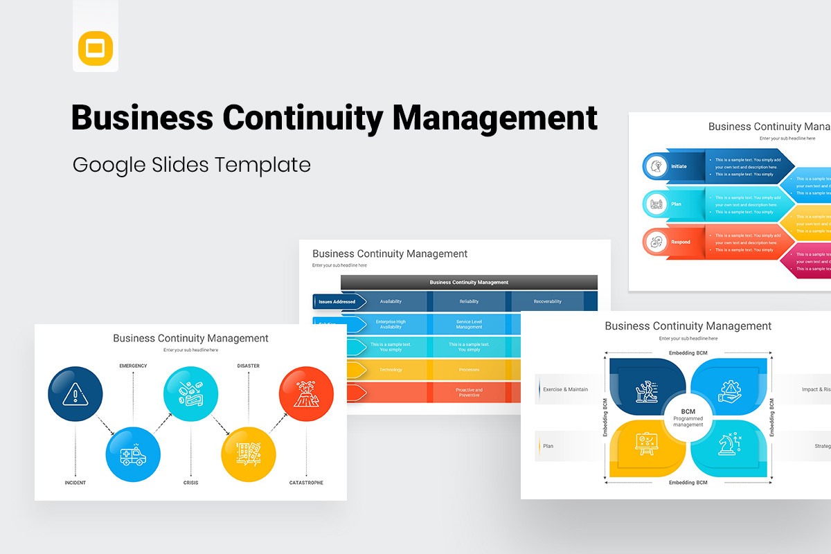 Business Continuity Management Google Slides Presentation Template ...