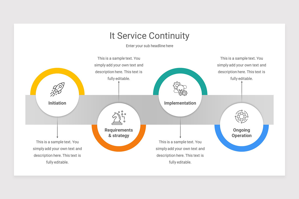 Continuity Slides Design IT Service Continuity Google Slides Presentation Template | Nulivo Market