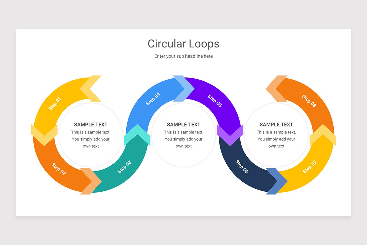 Circular Loops Keynote Presentation Template | Nulivo Market