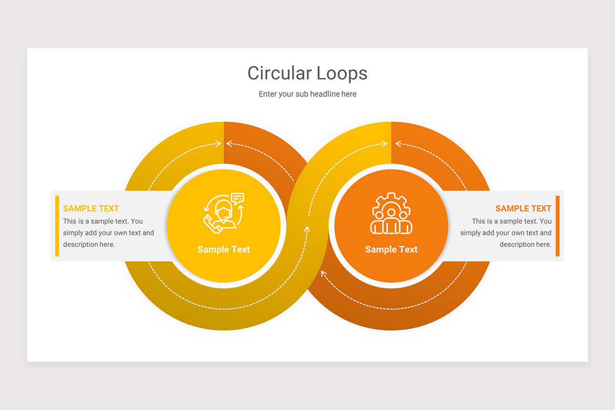 Circular Loops Keynote Presentation Template | Nulivo Market