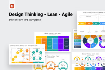 Design Thinking - Lean - Agile PowerPoint Presentation Template