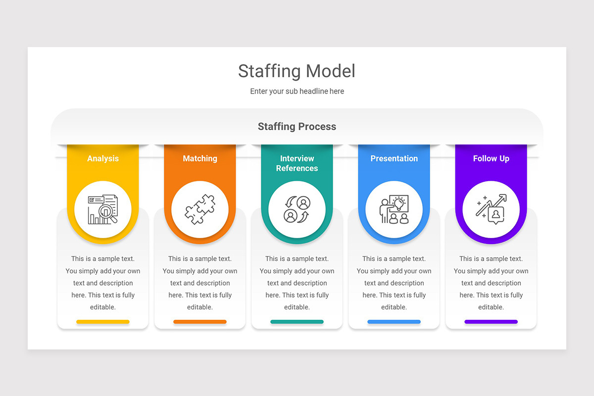 Project Staffing Example Slide Staffing Model PowerPoint Presentation Template | Nulivo Market