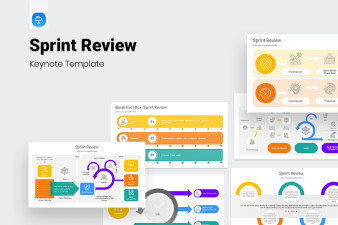 Sprint Review Keynote Presentation Template