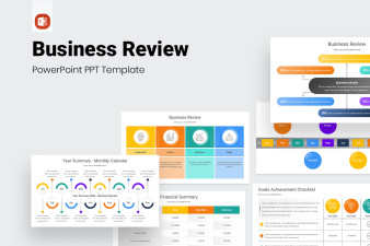 Business Review PowerPoint Presentation Template | Nulivo Market