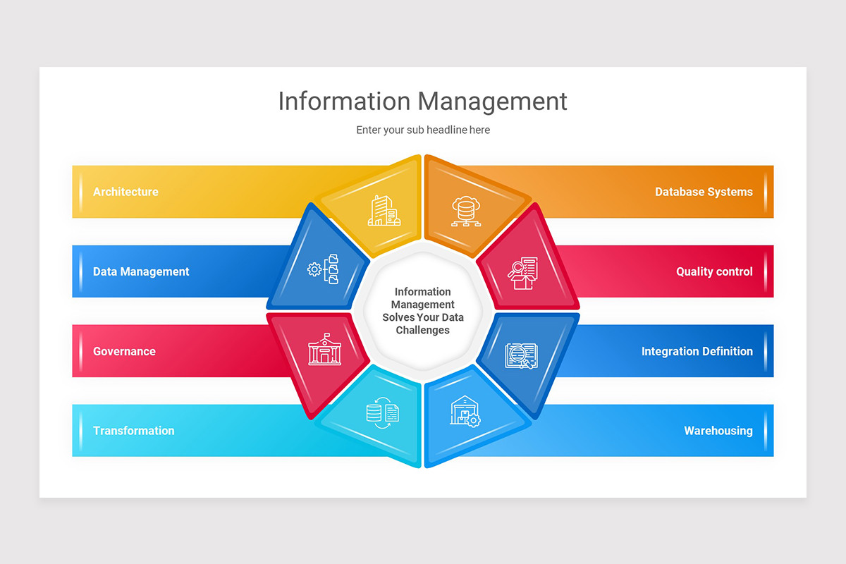 Informative Powerpoint Sample Information Management PowerPoint Presentation Template | Nulivo Market
