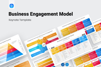Business Engagement Model Keynote Presentation Template