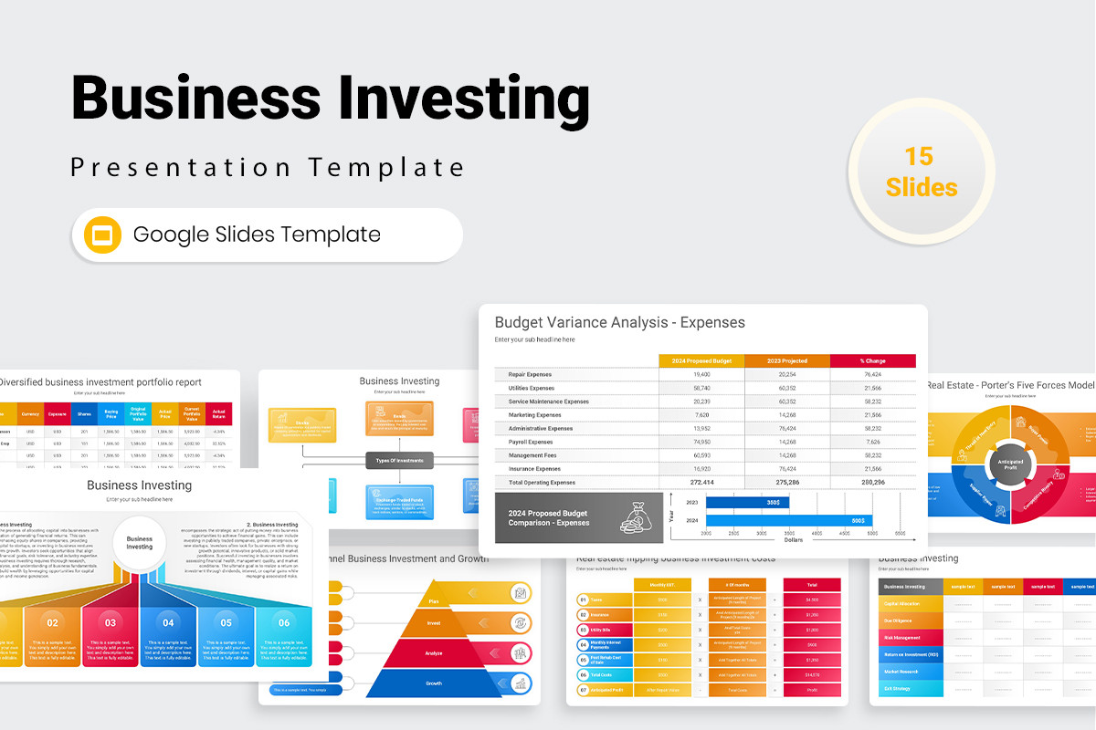 Business Investing Google Slides Presentation Template | Nulivo Market