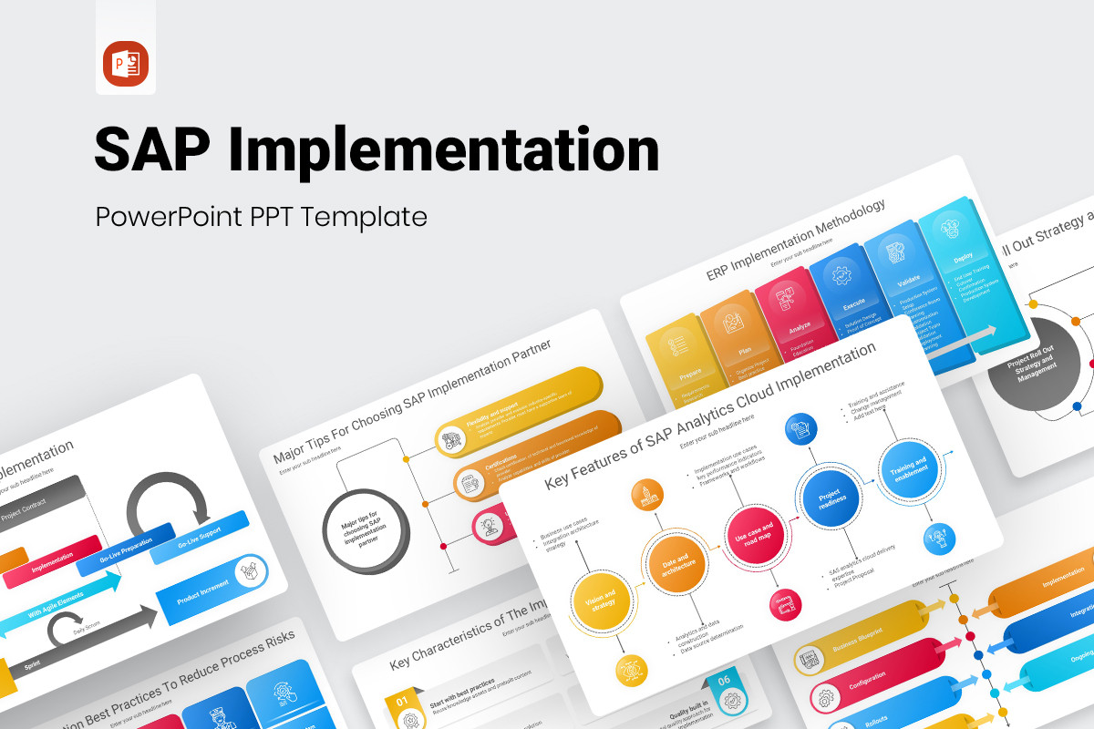 SAP Implementation PowerPoint Presentation Template | Nulivo Market
