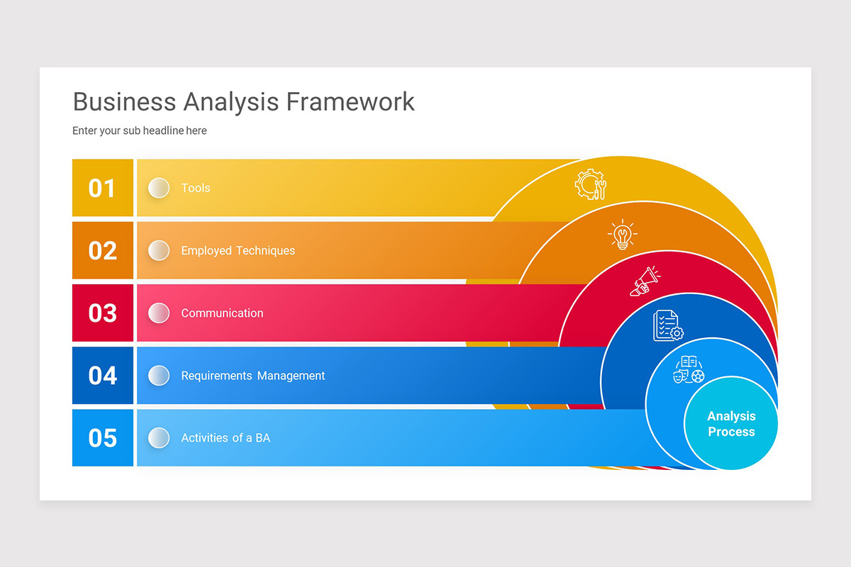 Business Analysis Framework Keynote Presentation Template | Nulivo Market