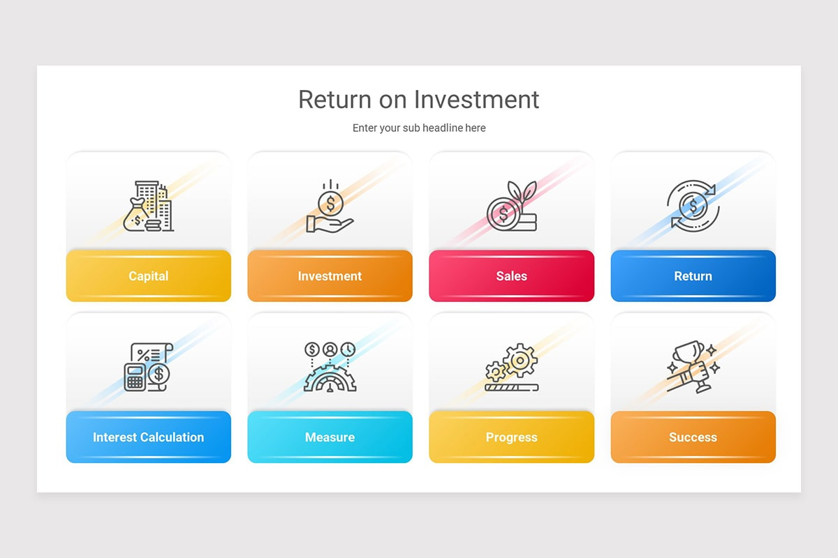 Return on Investment (ROI) Keynote Presentation Template
