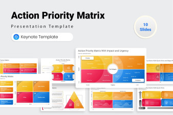 Action Priority Matrix Keynote Presentation Template