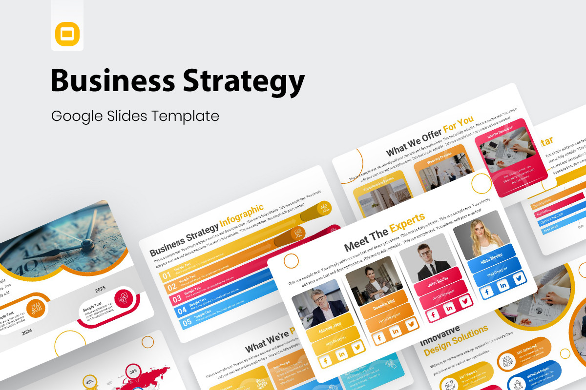 Business Strategy Google Slides Presentation Template | Nulivo Market