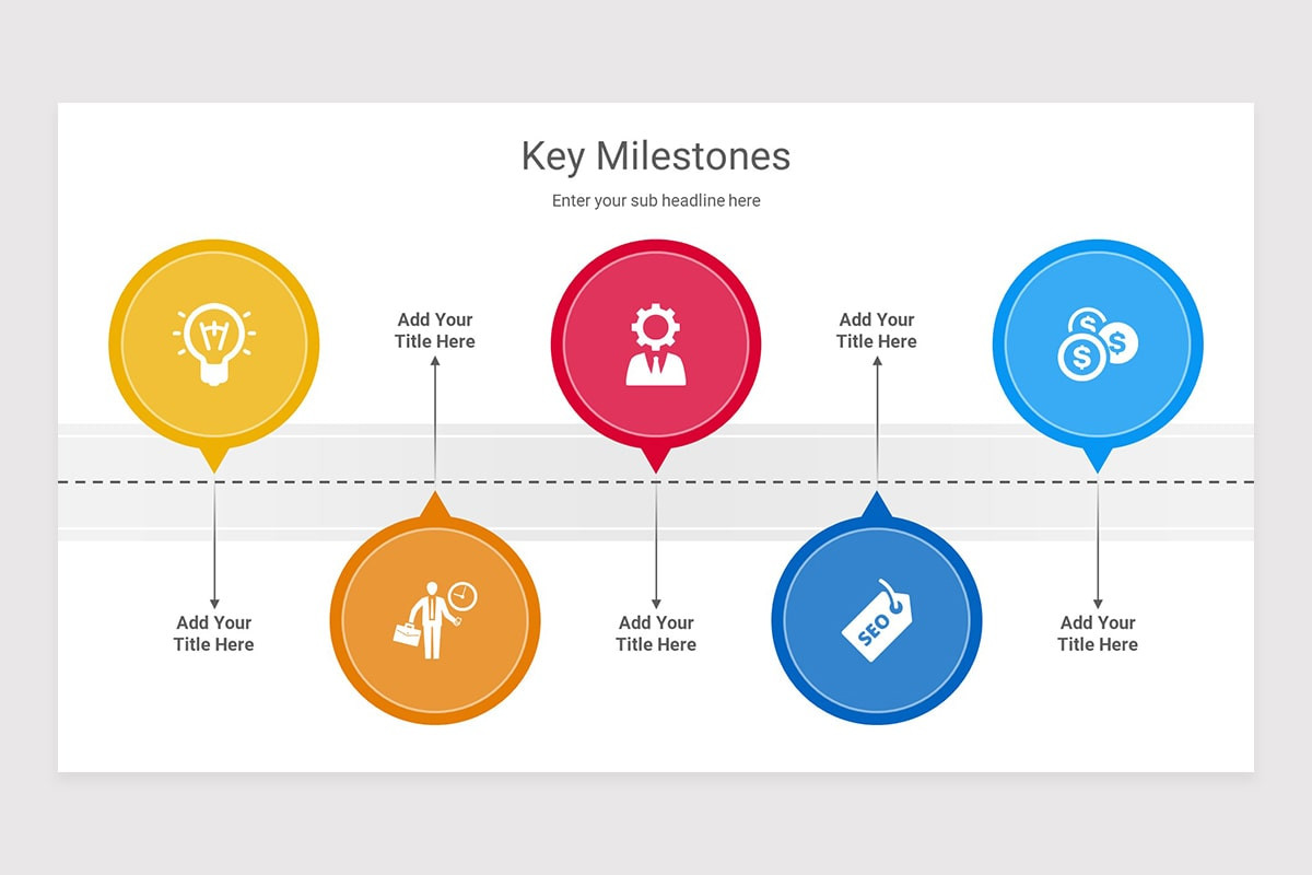 Key Milestones PowerPoint Presentation Template | Nulivo Market