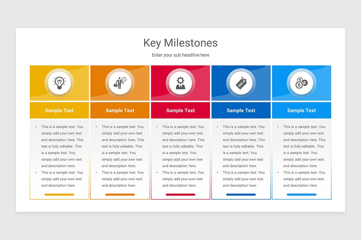 Key Milestones Keynote Presentation Template | Nulivo Market