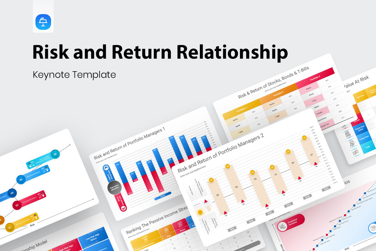 Risk and Return Relationship Keynote Presentation Template