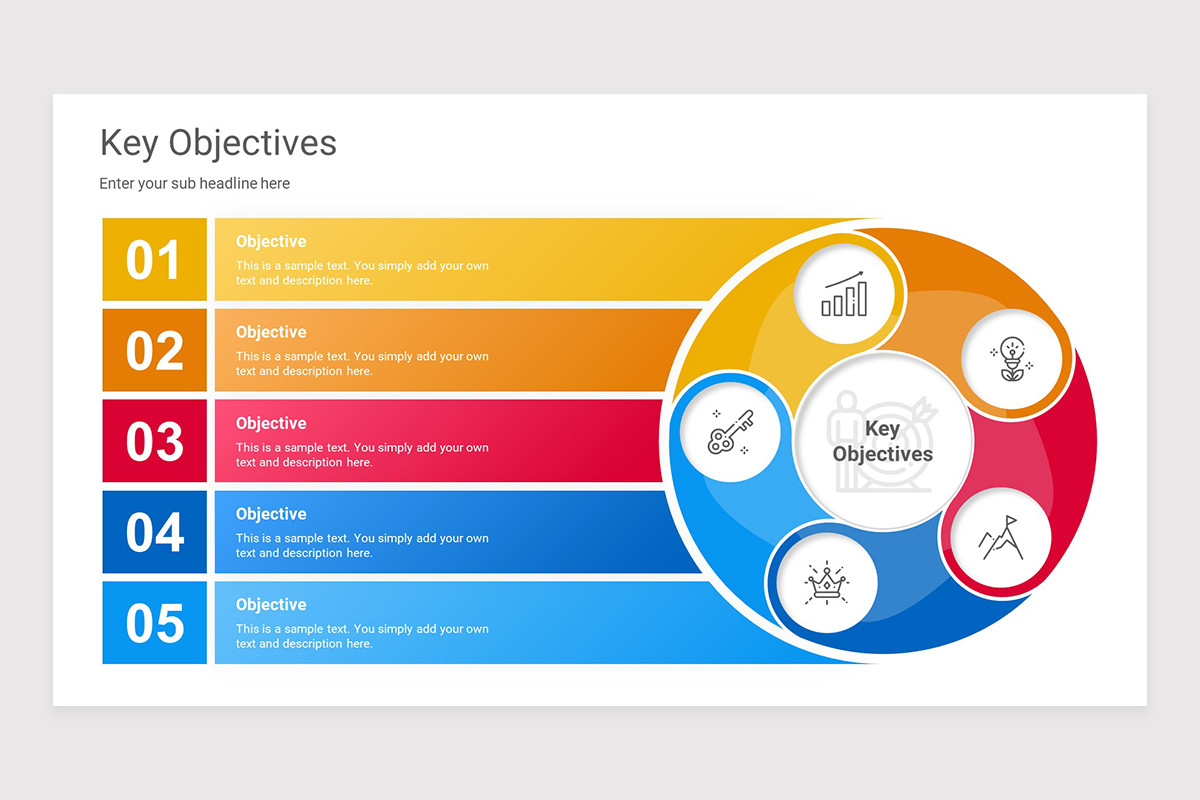 Key Objectives PowerPoint Presentation Template | Nulivo Market
