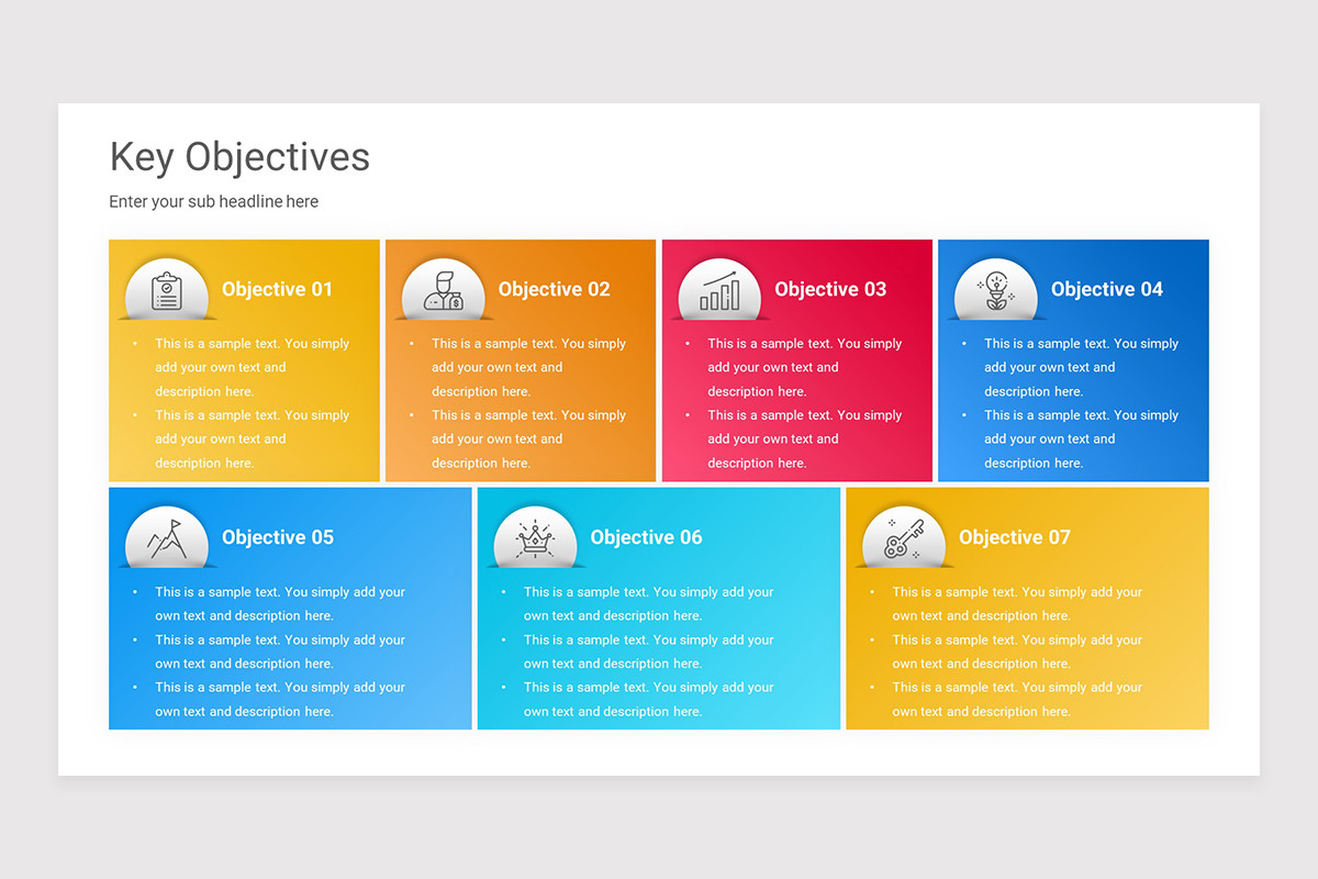 Key Objectives PowerPoint Presentation Template | Nulivo Market