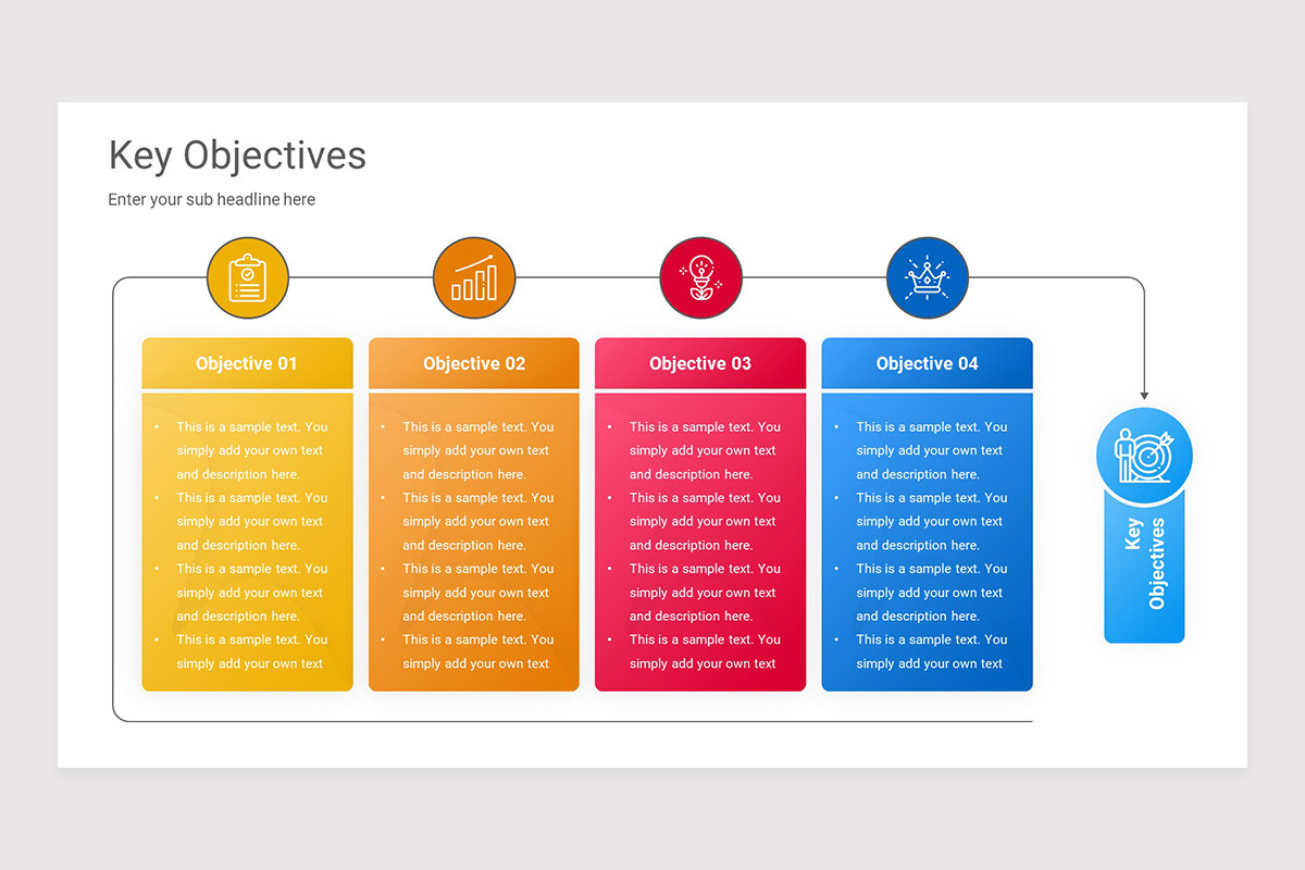 Key Objectives PowerPoint Presentation Template | Nulivo Market