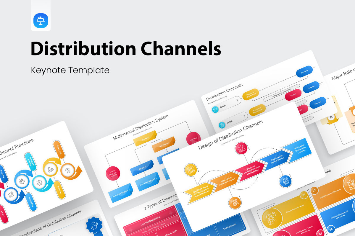 Distribution Channels Keynote Presentation Template | Nulivo Market