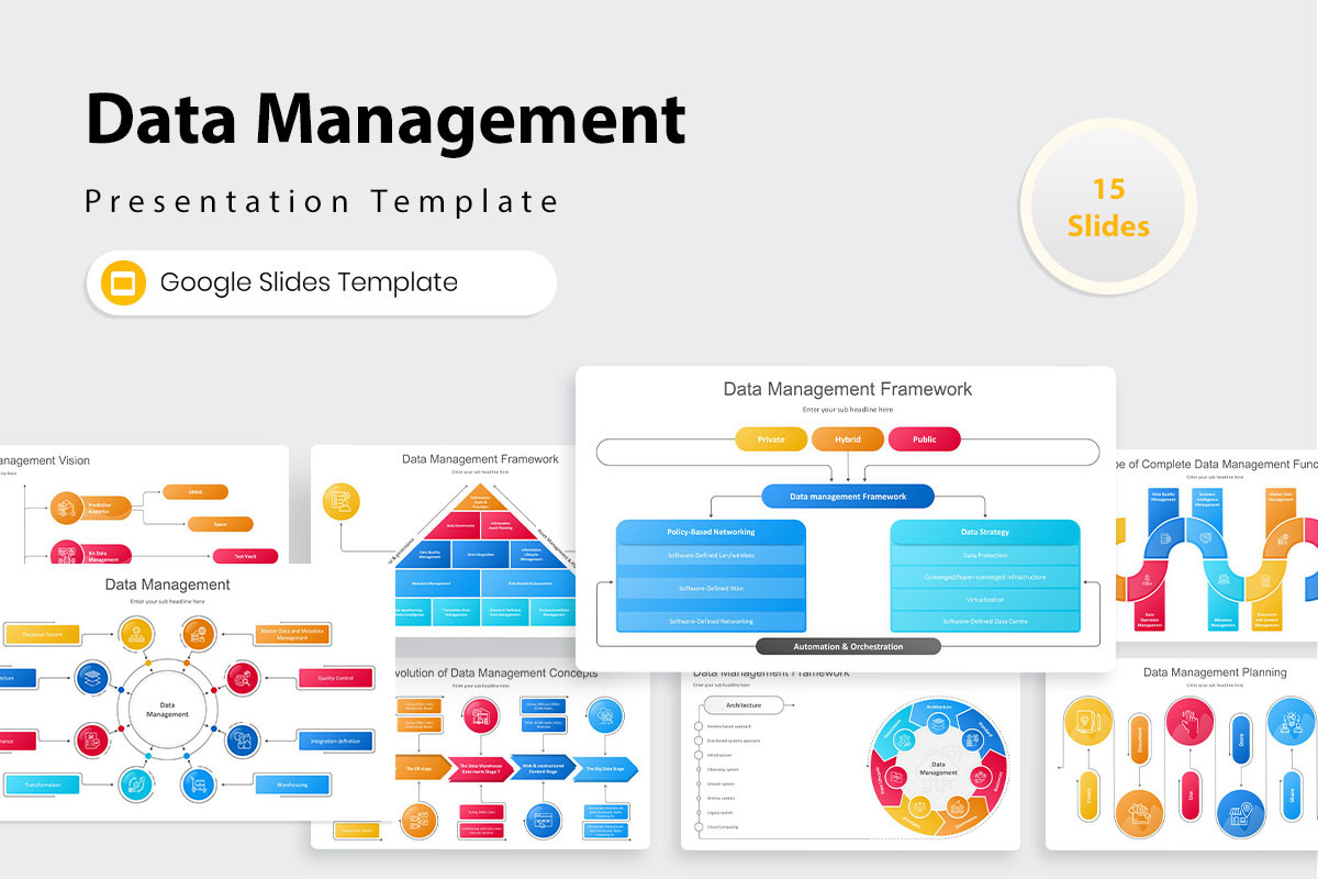 Data Management Google Slides Presentation Template | Nulivo Market