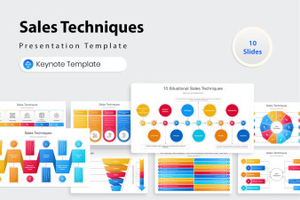 Sales Techniques Keynote Presentation Template | Nulivo Market