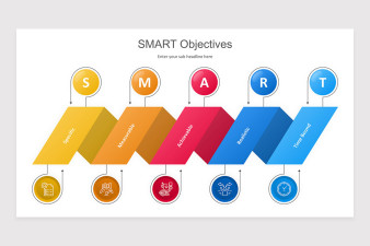 SMART Objectives Keynote Presentation Template | Nulivo Market