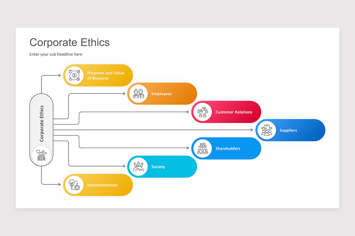 Corporate Ethics Keynote Presentation Template
