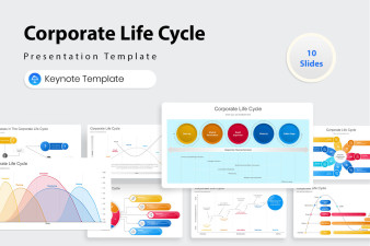 Corporate Life Cycle Keynote Presentation Template