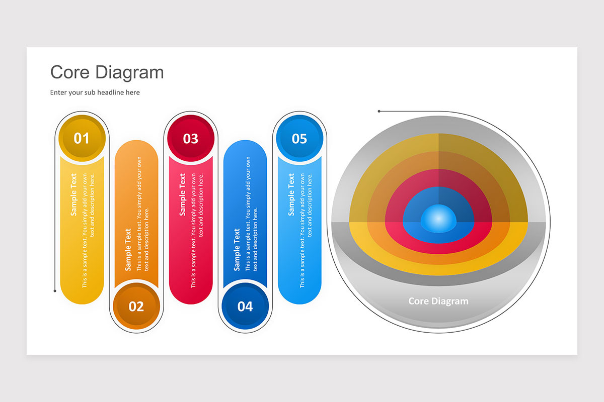 Coresource Diagram Core Diagram Keynote Presentation Template | Nulivo Market
