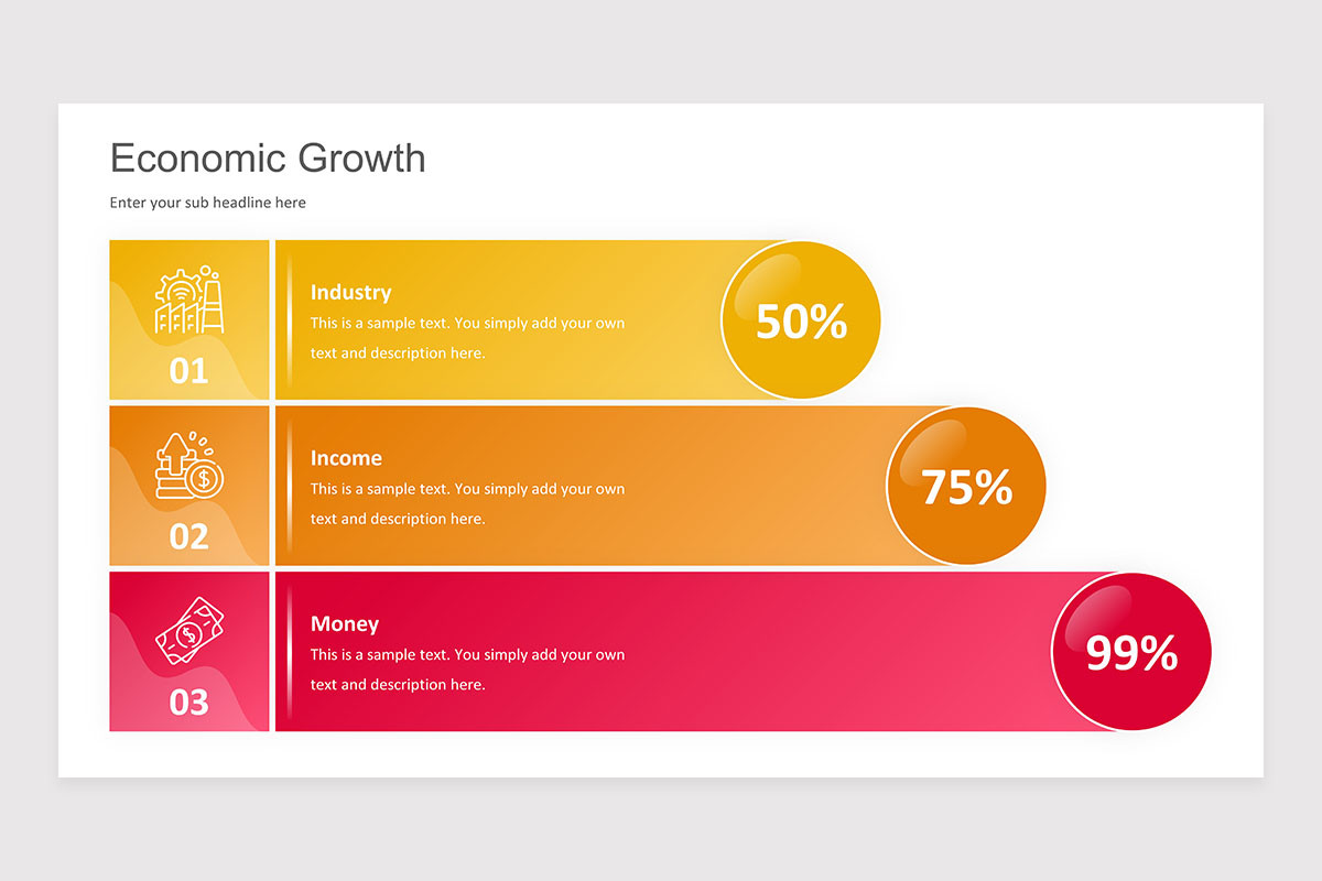 Economic Presentations Examples Economic Growth PowerPoint Presentation Template | Nulivo Market