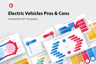 Electric Vehicles Pros & Cons PowerPoint Presentation Template