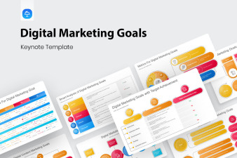 Digital Marketing Goals Keynote Presentation Template