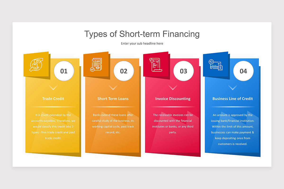 Short Term Financing PowerPoint Presentation Template