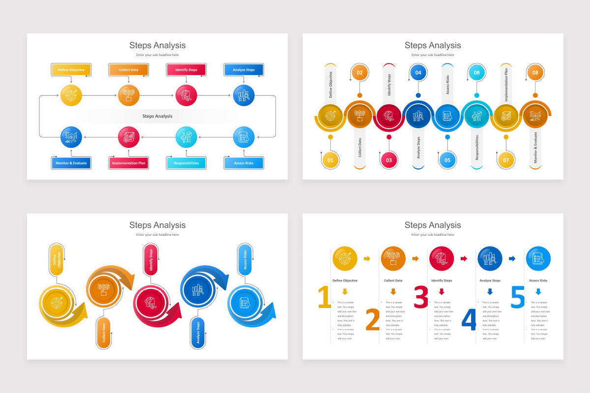 Step Analyse Example Steps Analysis PowerPoint Presentation Template | Nulivo Market