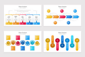 Steps Analysis PowerPoint Presentation Template | Nulivo Market
