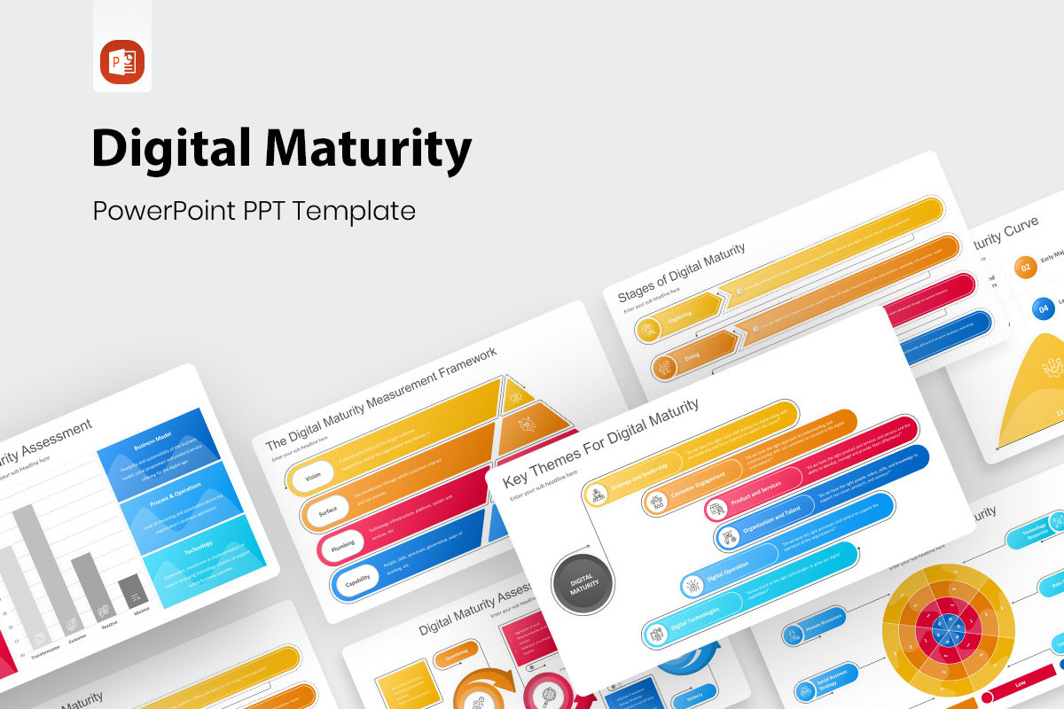 Digital Maturity PowerPoint Presentation Template | Nulivo Market
