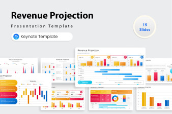 Revenue Projection Keynote Presentation Template