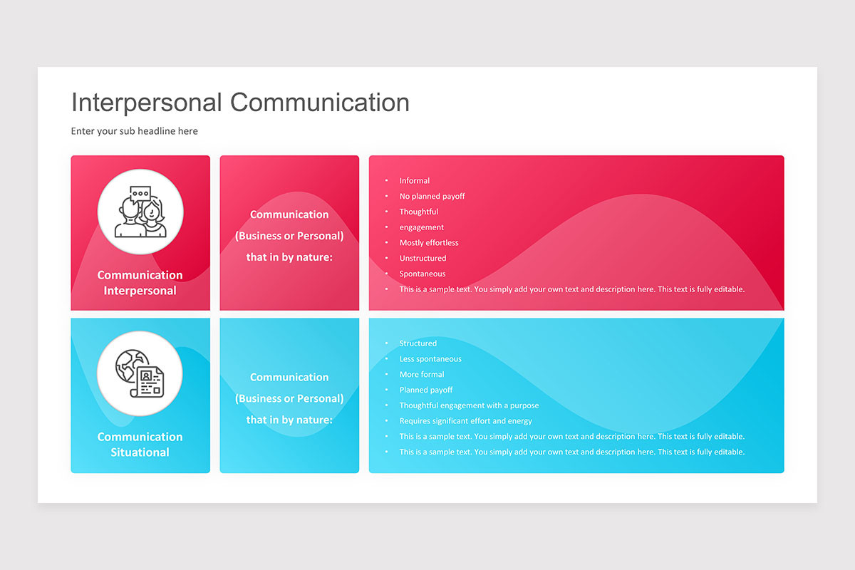 Interpersonal Communication PowerPoint Presentation Template | Nulivo ...