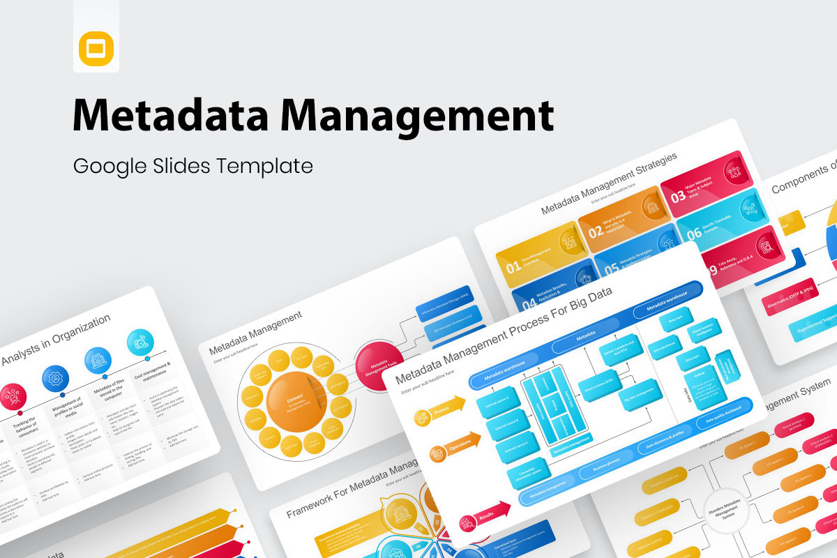 Metadata Management Google Slides Presentation Template | Nulivo Market