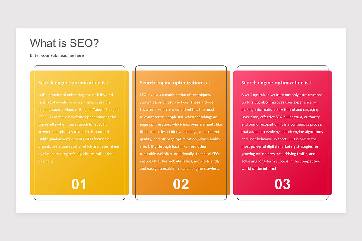 Search Engine Optimization (SEO) PowerPoint Presentation Template ...