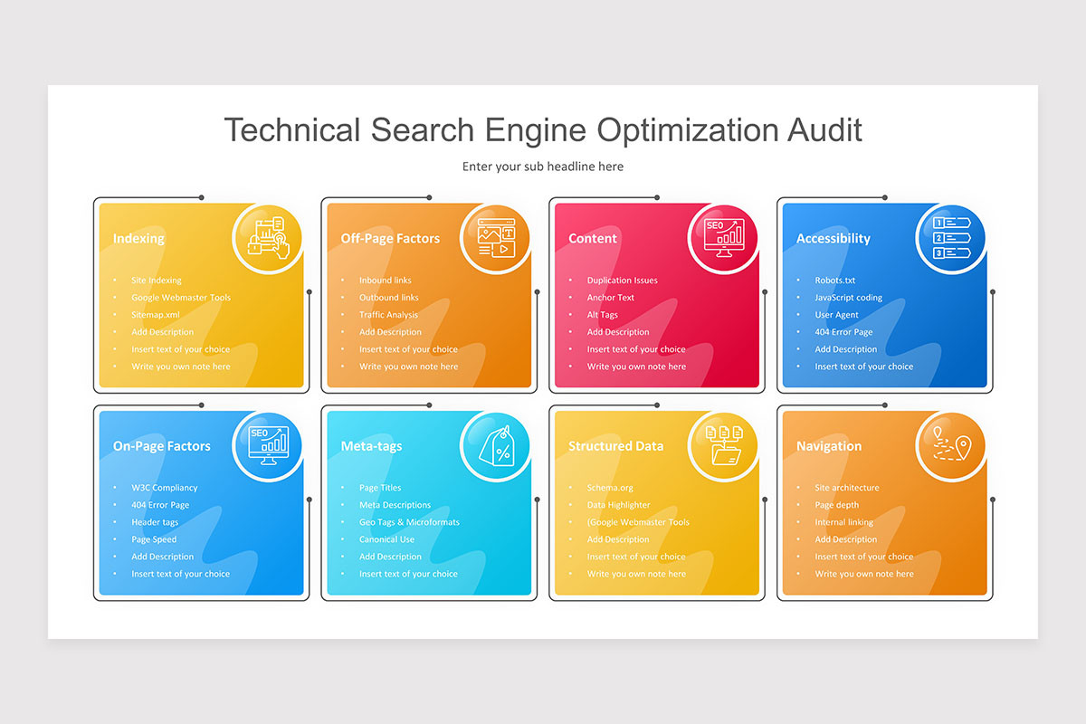 Search Engine Optimization (SEO) Keynote Presentation Template Nulivo