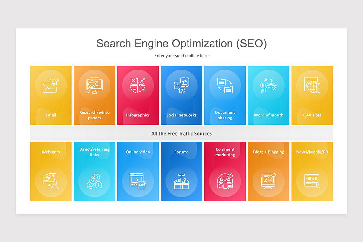 Search Engine Optimization (SEO) Keynote Presentation Template | Nulivo ...