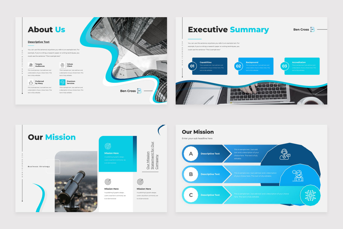 Business Strategy Presentation PowerPoint Template | Nulivo Market